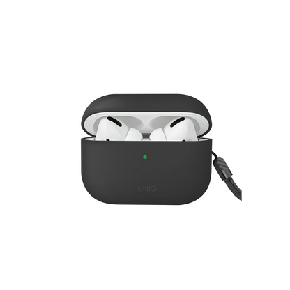 Uniq Apple Airpods Pro 2 (2.nesil) Lino Silikon Kılıf - Gri