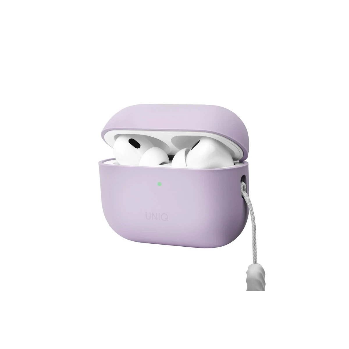 Uniq Apple Airpods Pro 2 (2.nesil) Lino Silikon Kılıf - Lila