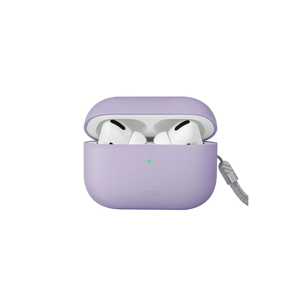 Uniq Apple Airpods Pro 2 (2.nesil) Lino Silikon Kılıf - Lila