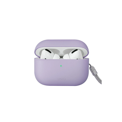 Uniq Apple Airpods Pro 2 (2.nesil) Lino Silikon Kılıf - Lila