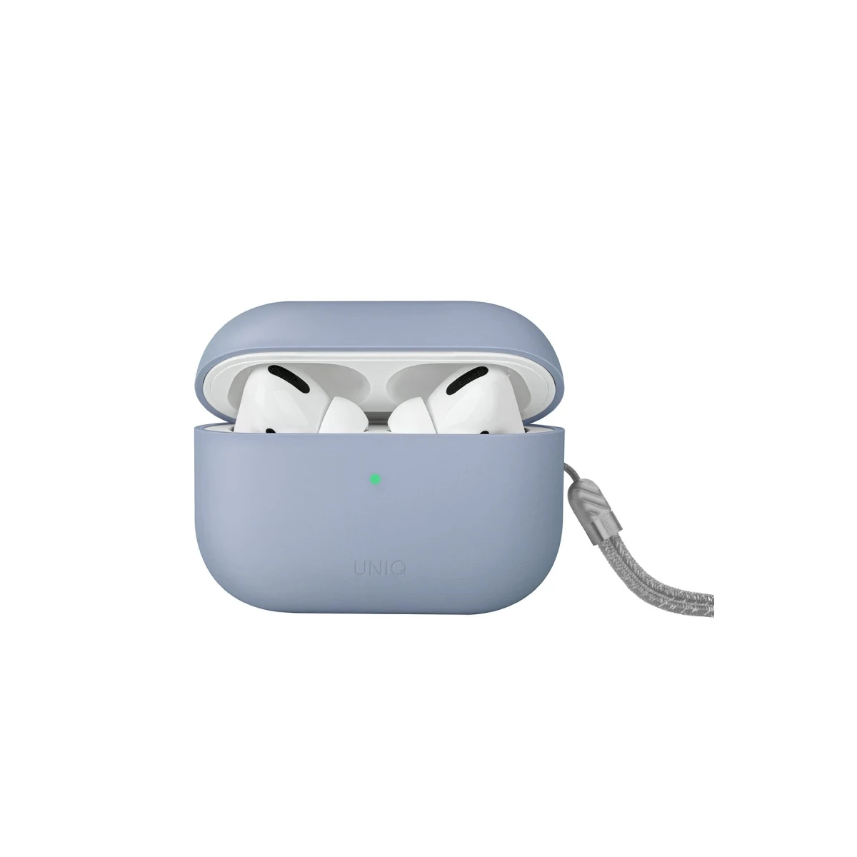 Uniq Apple Airpods Pro 2 (2.nesil) Lino Silikon Kılıf - Mavi