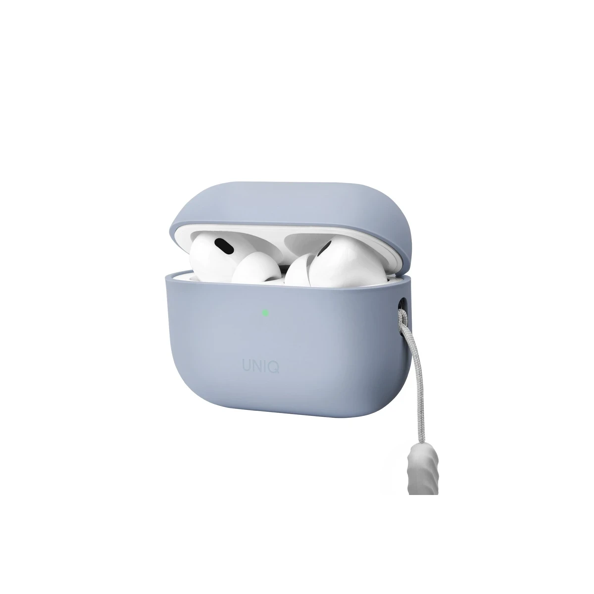 Uniq Apple Airpods Pro 2 (2.nesil) Lino Silikon Kılıf - Mavi