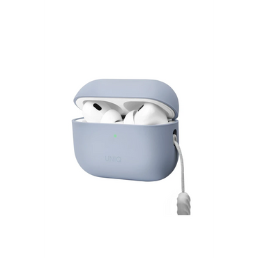 Uniq Apple Airpods Pro 2 (2.nesil) Lino Silikon Kılıf - Mavi