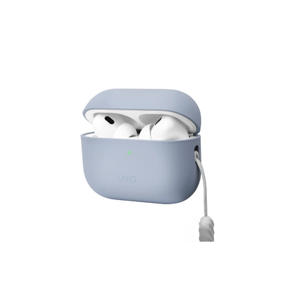 Uniq Apple Airpods Pro 2 (2.nesil) Lino Silikon Kılıf - Mavi