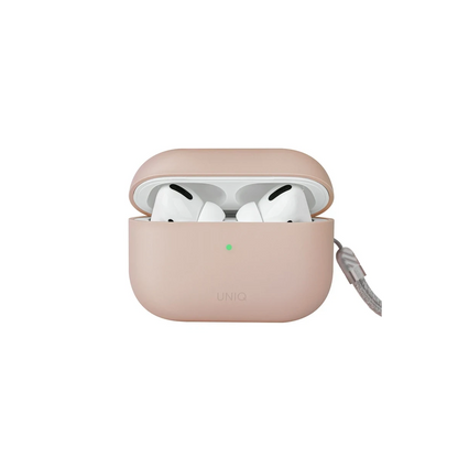 Uniq Apple Airpods Pro 2 (2.nesil) Lino Silikon Kılıf - Pembe
