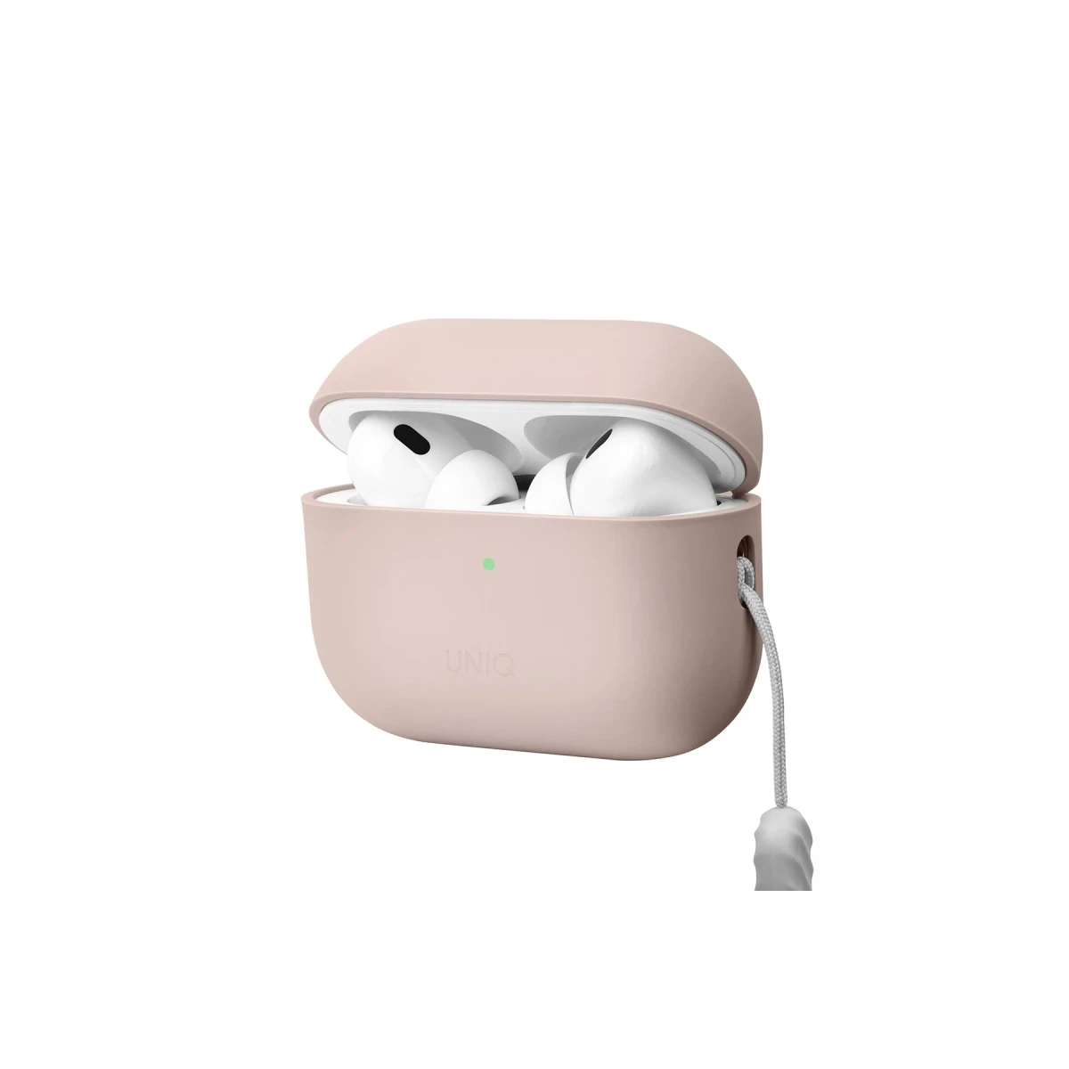 Uniq Apple Airpods Pro 2 (2.nesil) Lino Silikon Kılıf - Pembe
