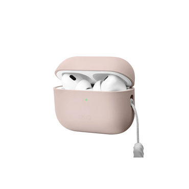 Uniq Apple Airpods Pro 2 (2.nesil) Lino Silikon Kılıf - Pembe