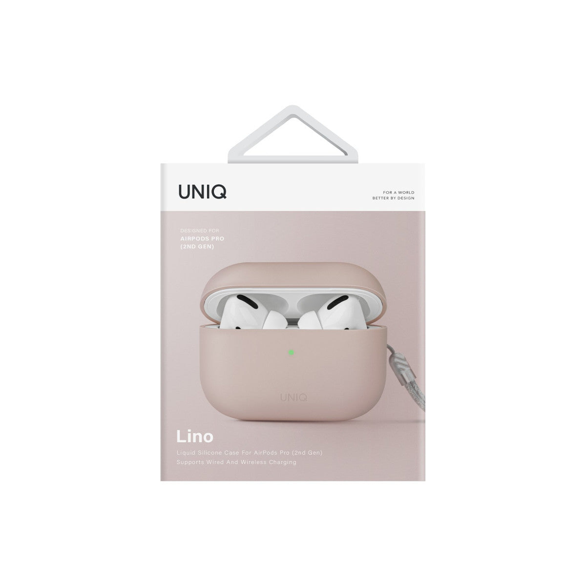 Uniq Apple Airpods Pro 2 (2.nesil) Lino Silikon Kılıf