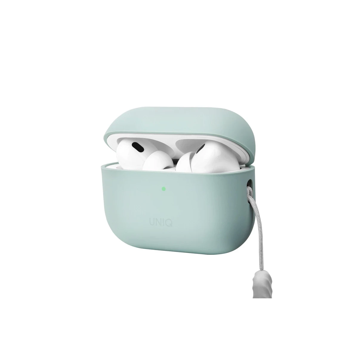 Uniq Apple Airpods Pro 2 (2.nesil) Lino Silikon Kılıf - Yeşil