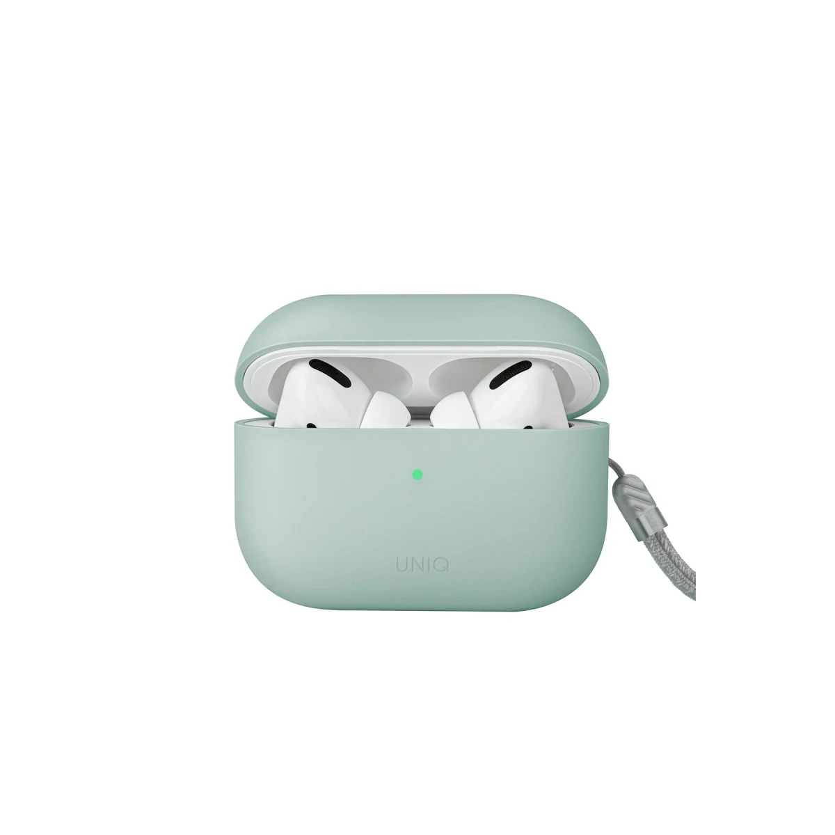 Uniq Apple Airpods Pro 2 (2.nesil) Lino Silikon Kılıf - Yeşil