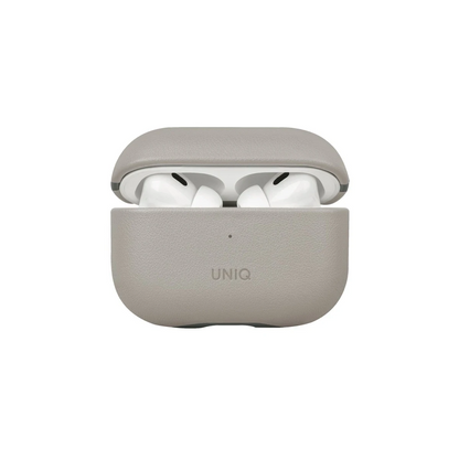 Uniq Apple Airpods Pro 2 (2.nesil) Lyden DS Deri Kılıf - Bej