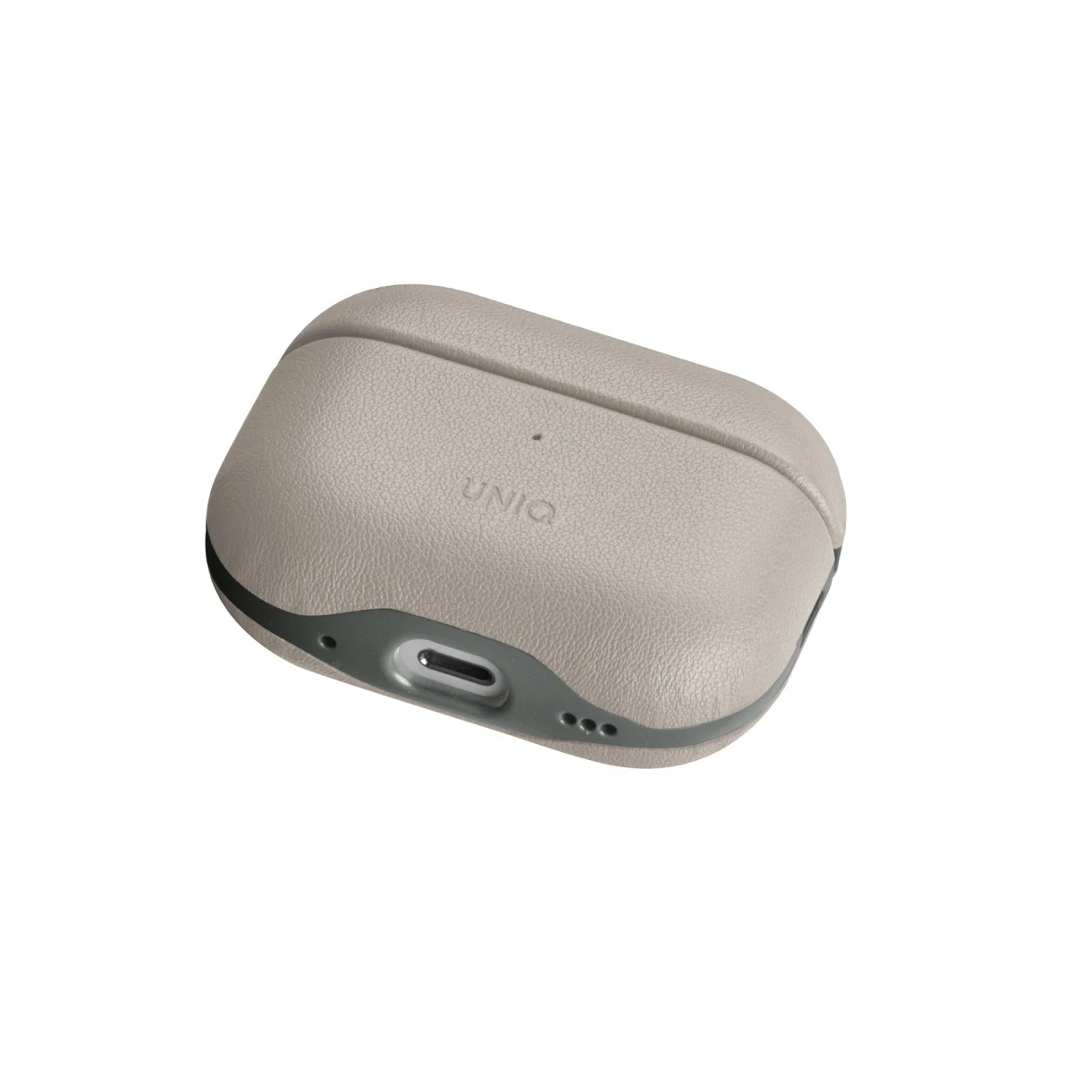 Uniq Apple Airpods Pro 2 (2.nesil) Lyden DS Deri Kılıf - Bej