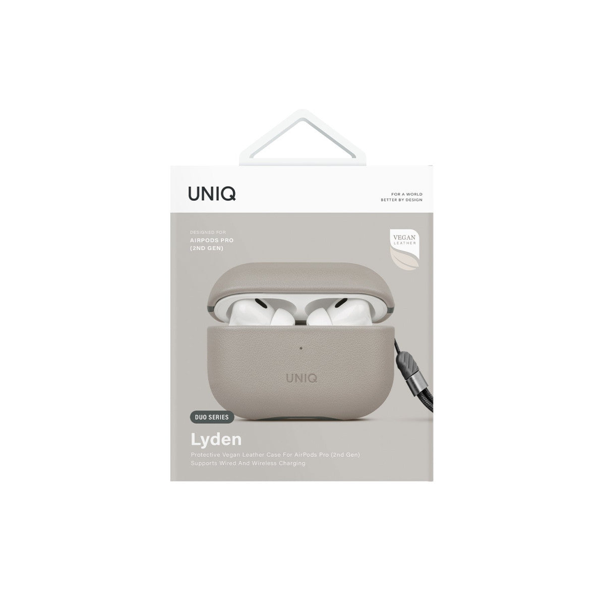 Uniq Apple Airpods Pro 2 (2.nesil) Lyden DS Deri Kılıf
