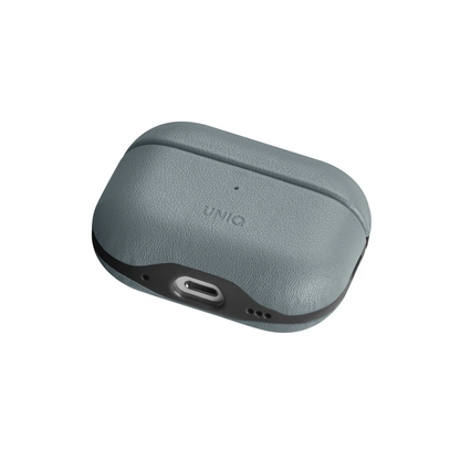 Uniq Apple Airpods Pro 2 (2.nesil) Lyden DS Deri Kılıf - Mavi