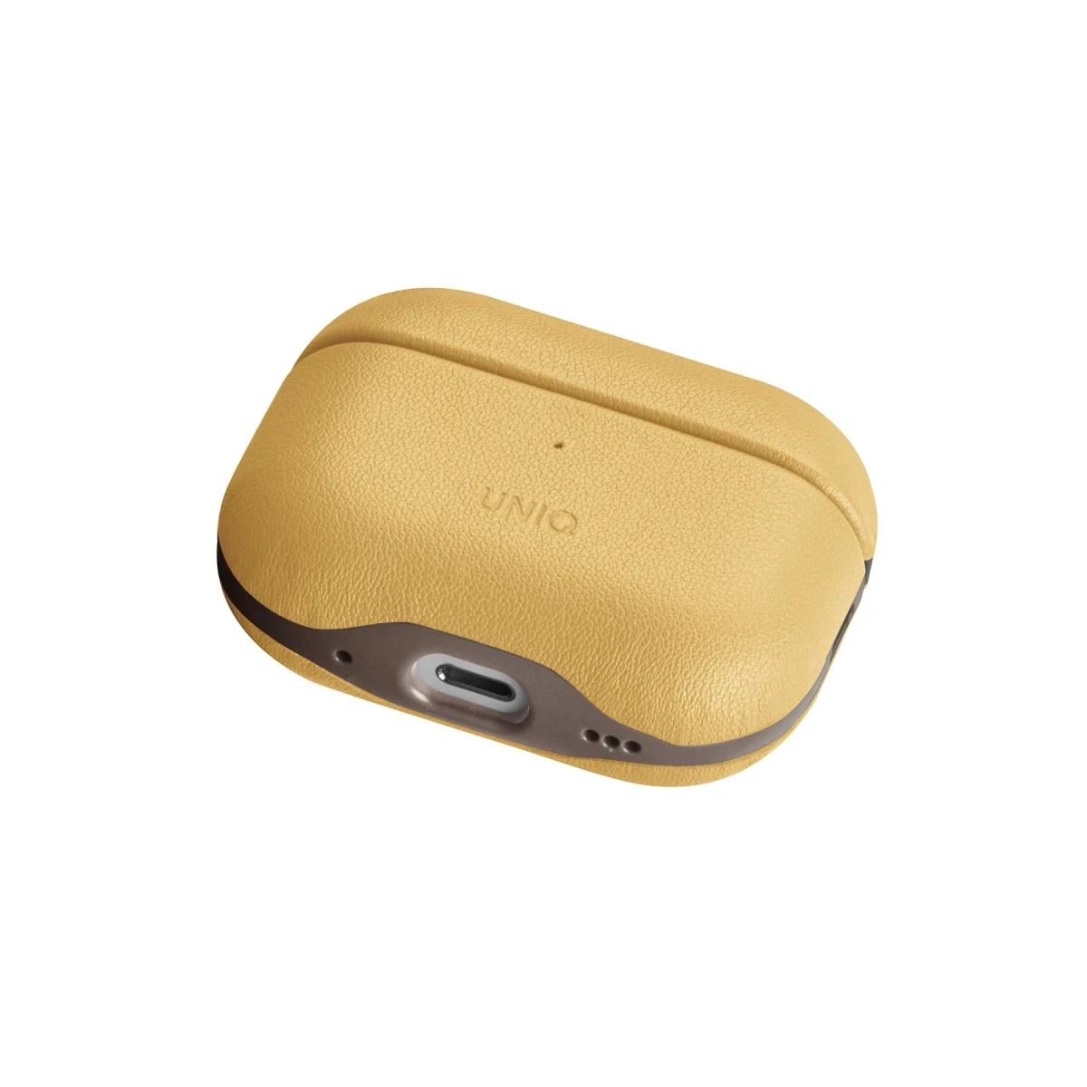 Uniq Apple Airpods Pro 2 (2.nesil) Lyden DS Deri Kılıf - Sarı