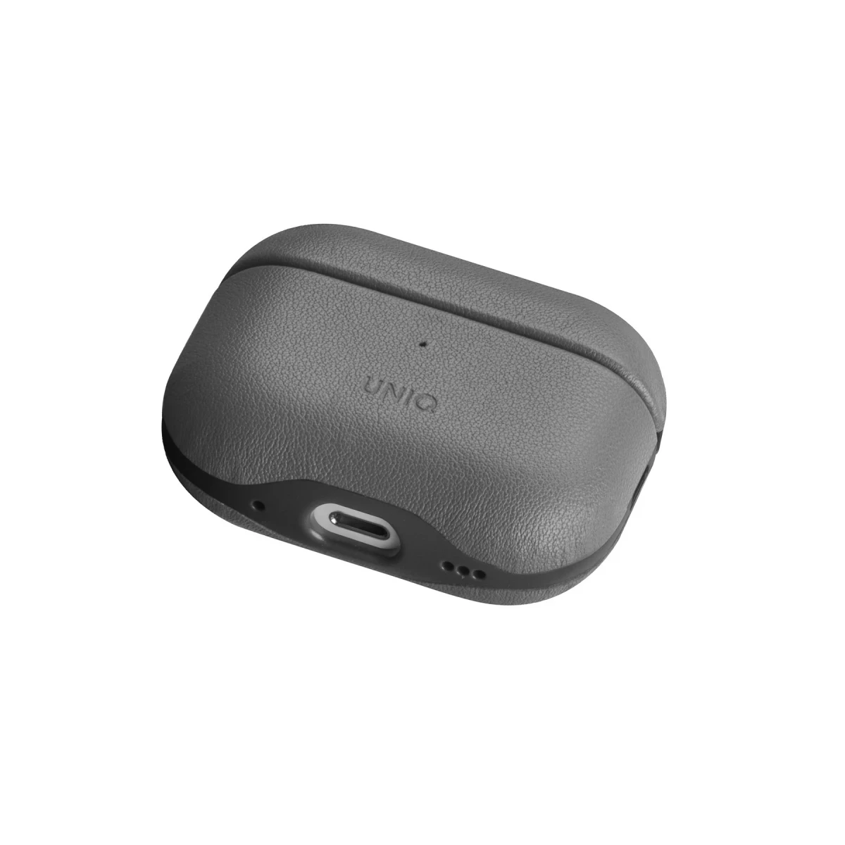 Uniq Apple Airpods Pro 2 (2.nesil) Lyden DS Deri Kılıf - Siyah