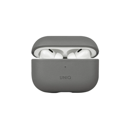Uniq Apple Airpods Pro 2 (2.nesil) Lyden DS Deri Kılıf - Siyah