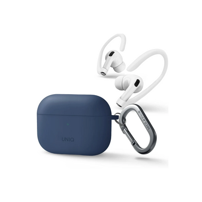Uniq Apple Airpods Pro 2 (2.nesil) Nexo Silikon Kılıf - Lacivert