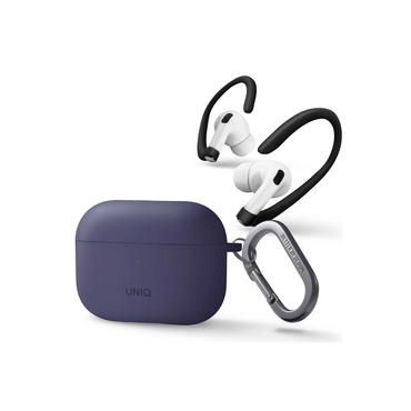 Uniq Apple Airpods Pro 2 (2.nesil) Nexo Silikon Kılıf - Mor