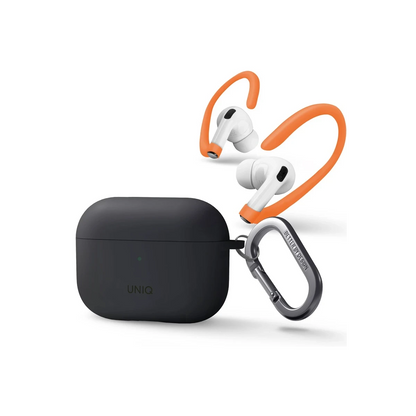 Uniq Apple Airpods Pro 2 (2.nesil) Nexo Silikon Kılıf - Siyah