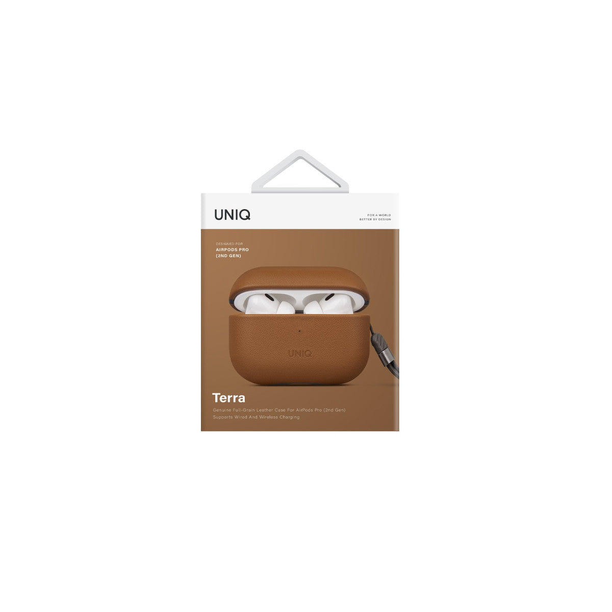 Uniq Apple Airpods Pro 2 (2.nesil) Terra Genuine Deri Kılıf