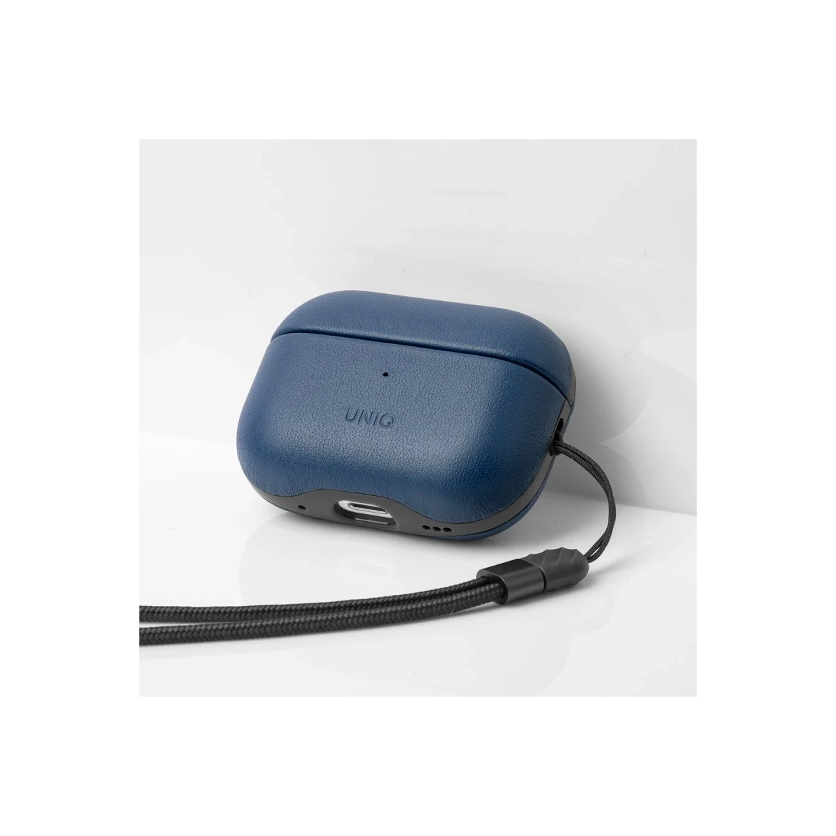 Uniq Apple Airpods Pro 2 (2.nesil) Terra Genuine Deri Kılıf - Lacivert
