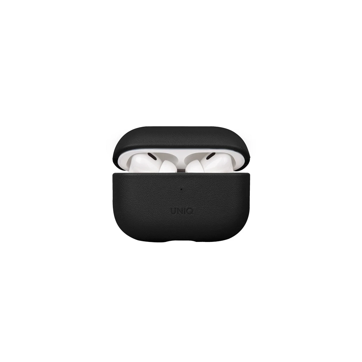 Uniq Apple Airpods Pro 2 (2.nesil) Terra Genuine Deri Kılıf - Siyah