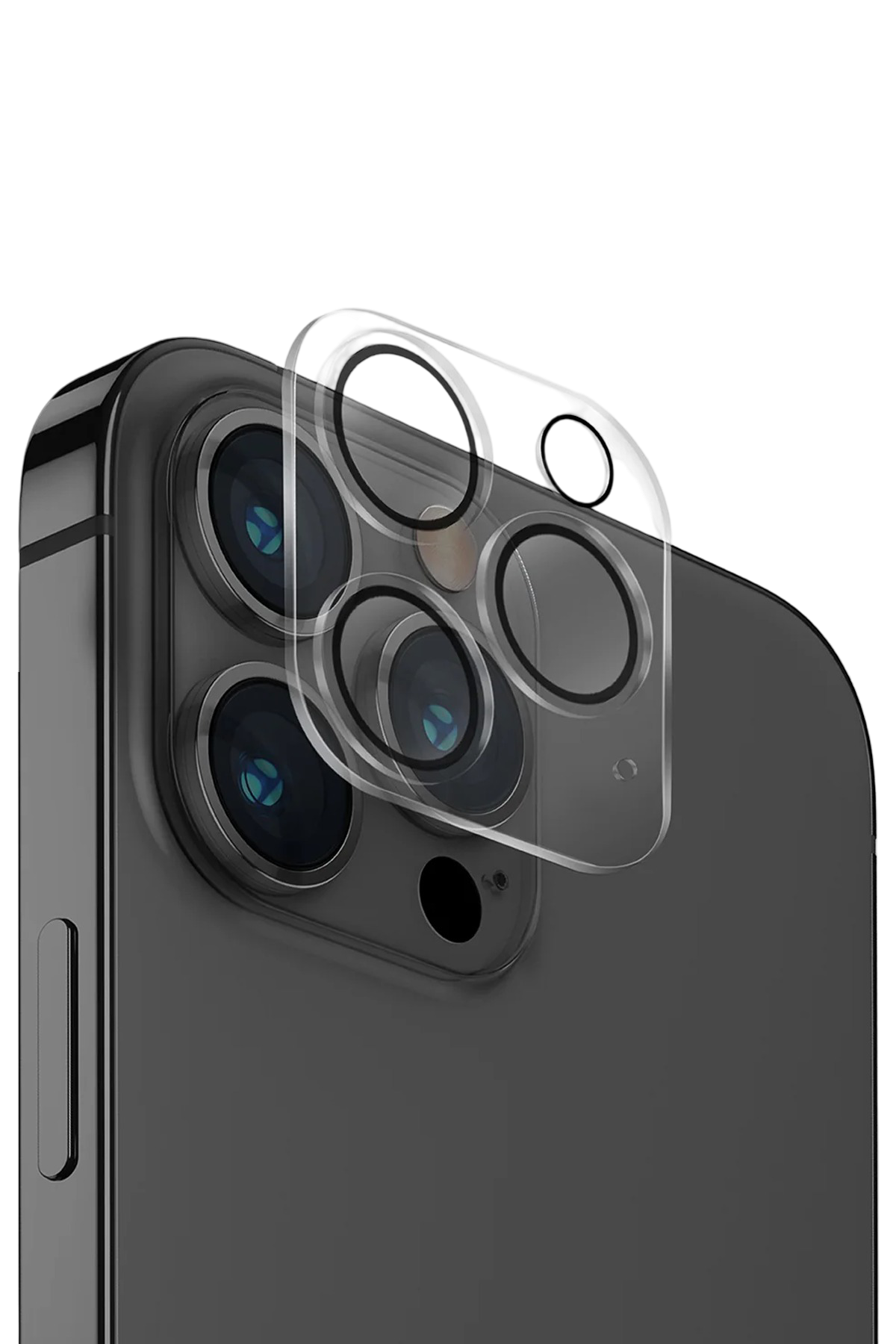 Uniq Apple iPhone 14 Pro Max Optix Kamera Lens Koruyucu - Şeffaf