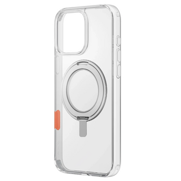 Uniq Apple iPhone 16 Plus Swivix Rotating Kickstand Kapak - Şeffaf