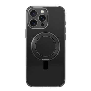 Uniq Apple iPhone 16 Pro Swivix Rotating Kickstand Kapak - Siyah