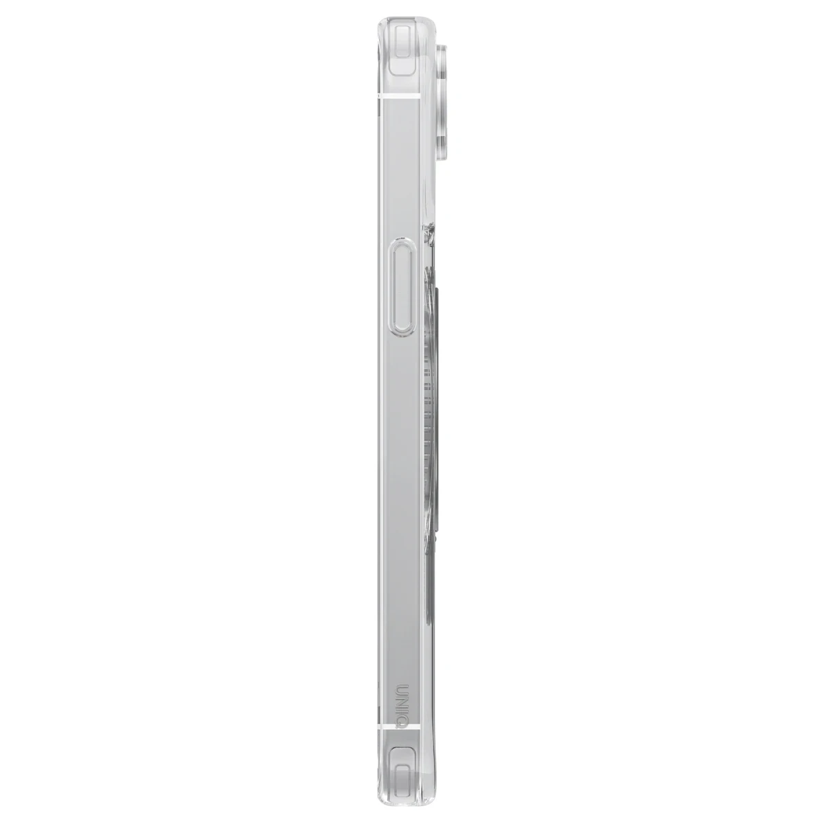 Uniq Apple iPhone 16E Swivix Rotating Kickstand Kapak - Şeffaf