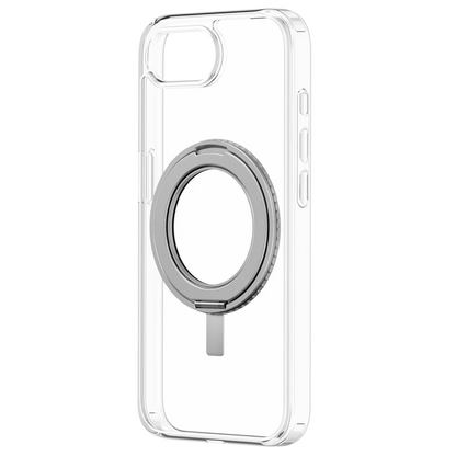 Uniq Apple iPhone 16E Swivix Rotating Kickstand Kapak - Şeffaf