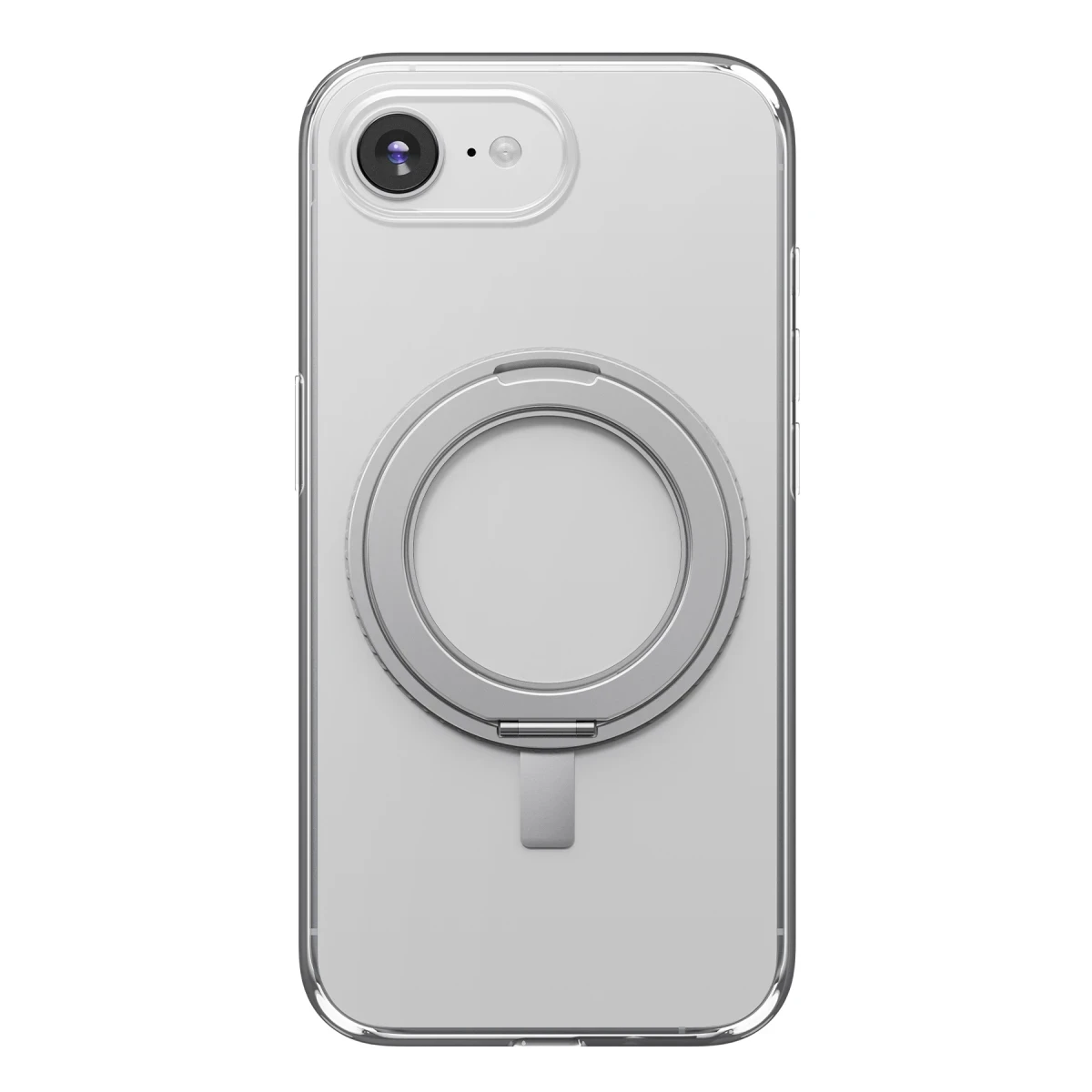 Uniq Apple iPhone 16E Swivix Rotating Kickstand Kapak - Şeffaf