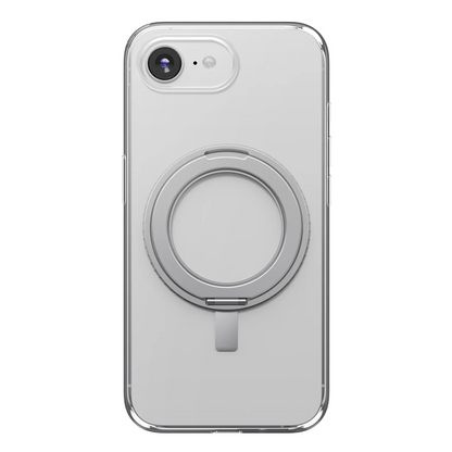 Uniq Apple iPhone 16E Swivix Rotating Kickstand Kapak - Şeffaf