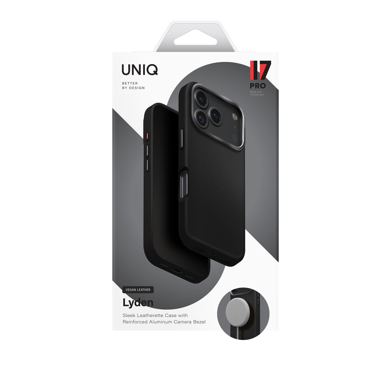 Uniq Apple iPhone 17 Pro Lyden Magsafe Deri Kapak