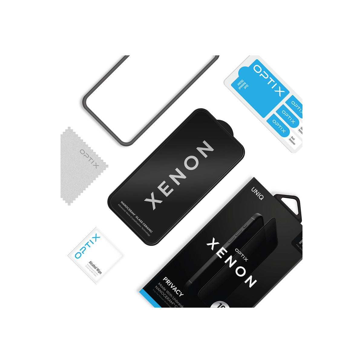 Uniq Apple iPhone 17 Pro Max Optix Xenon Nanocream Cam Ekran Koruyucu