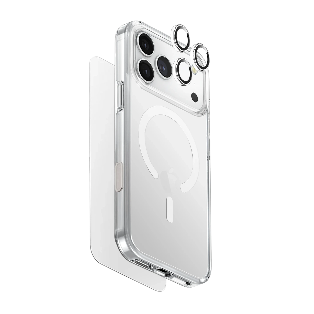 Uniq Apple iPhone 18 Pro Clearvue Essential (60W Kablo Dahil) Magsafe 4in1 Set Kapak