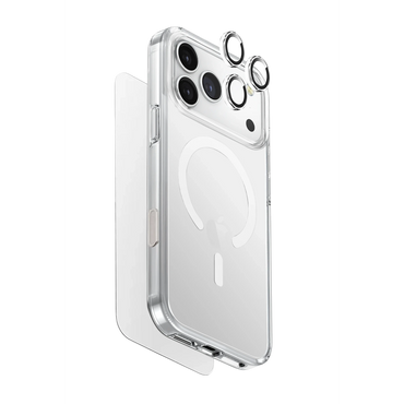 Uniq Apple iPhone 18 Pro Clearvue Essential (60W Kablo Dahil) Magsafe 4in1 Set Kapak