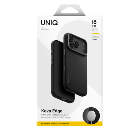 Uniq Apple iPhone 18 Pro Keva Edge Slim Aramid Magsafe Kapak