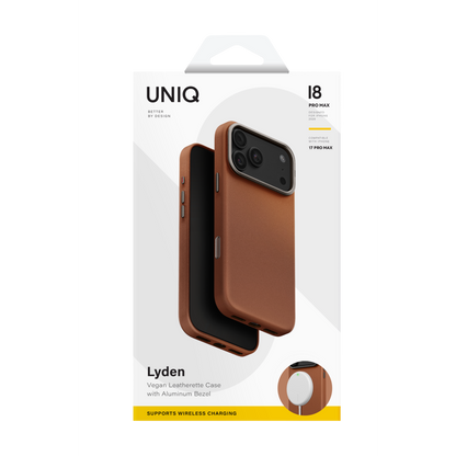 Uniq Apple iPhone 18 Pro Lyden Magsafe Deri Kapak