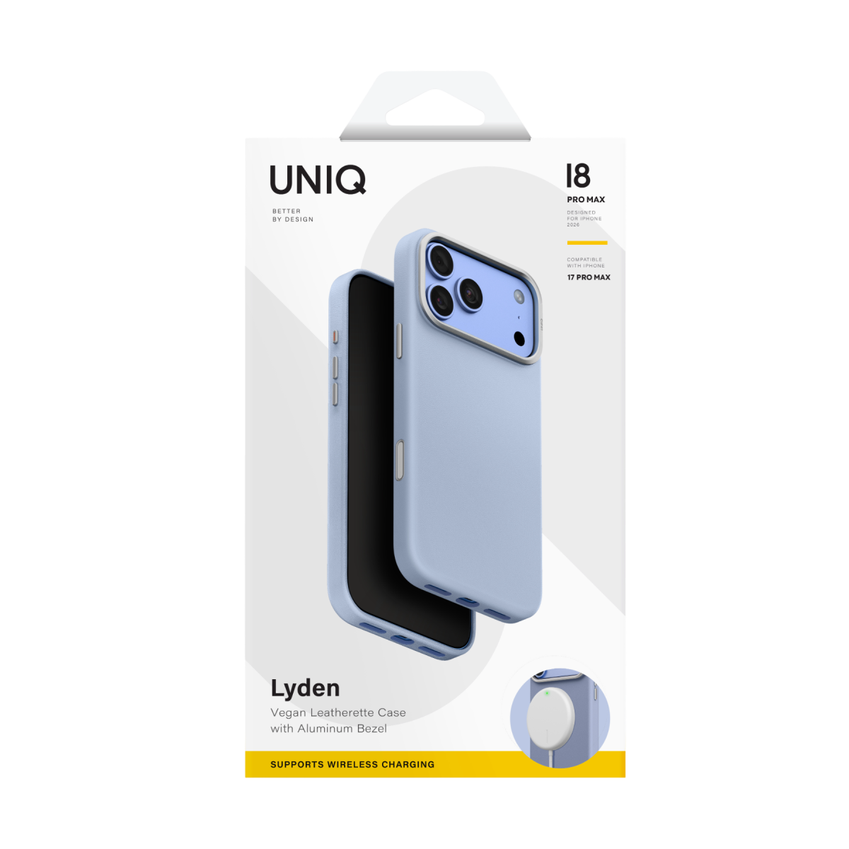 Uniq Apple iPhone 18 Pro Lyden Magsafe Deri Kapak