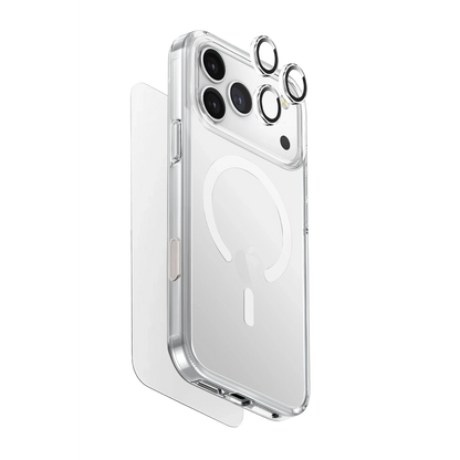 Uniq Apple iPhone 18 Pro Max Clearvue Essential (60W Kablo Dahil) Magsafe 4in1 Set Kapak