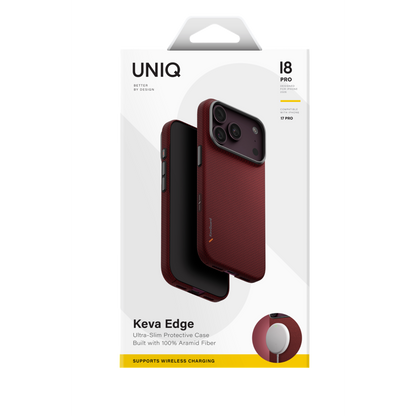 Uniq Apple iPhone 18 Pro Max Keva Edge Slim Aramid Magsafe Kapak