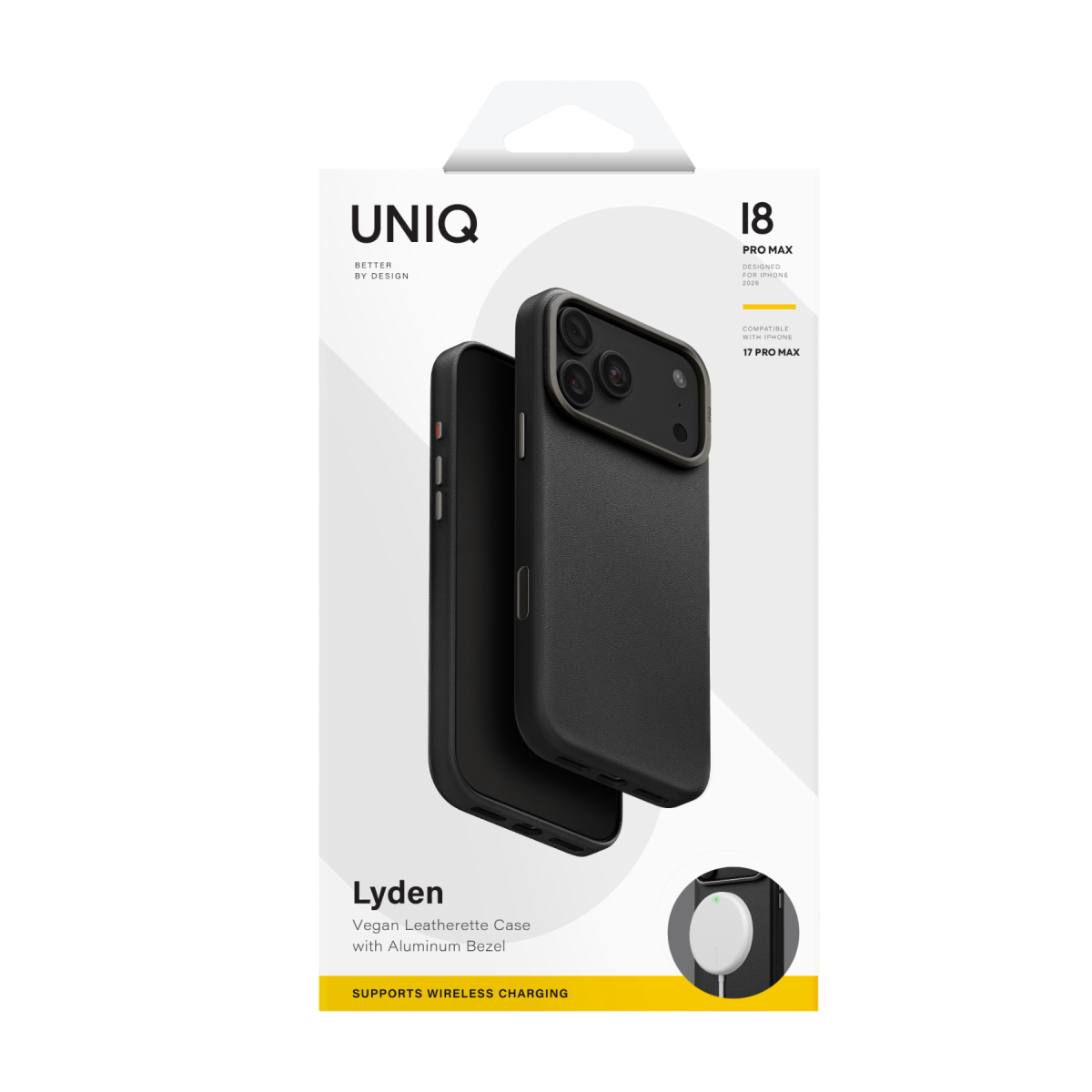 Uniq Apple iPhone 18 Pro Max Lyden Magsafe Deri Kapak