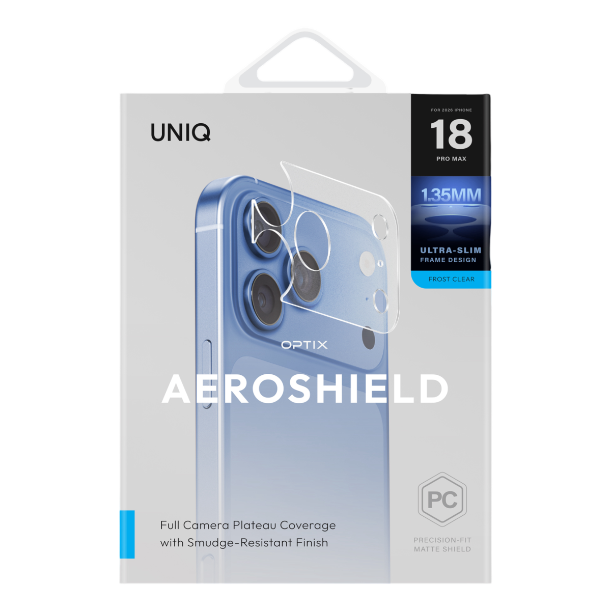 Uniq Apple iPhone 18 Pro Max Optix AeroShield Kamera Modül Koruyucu
