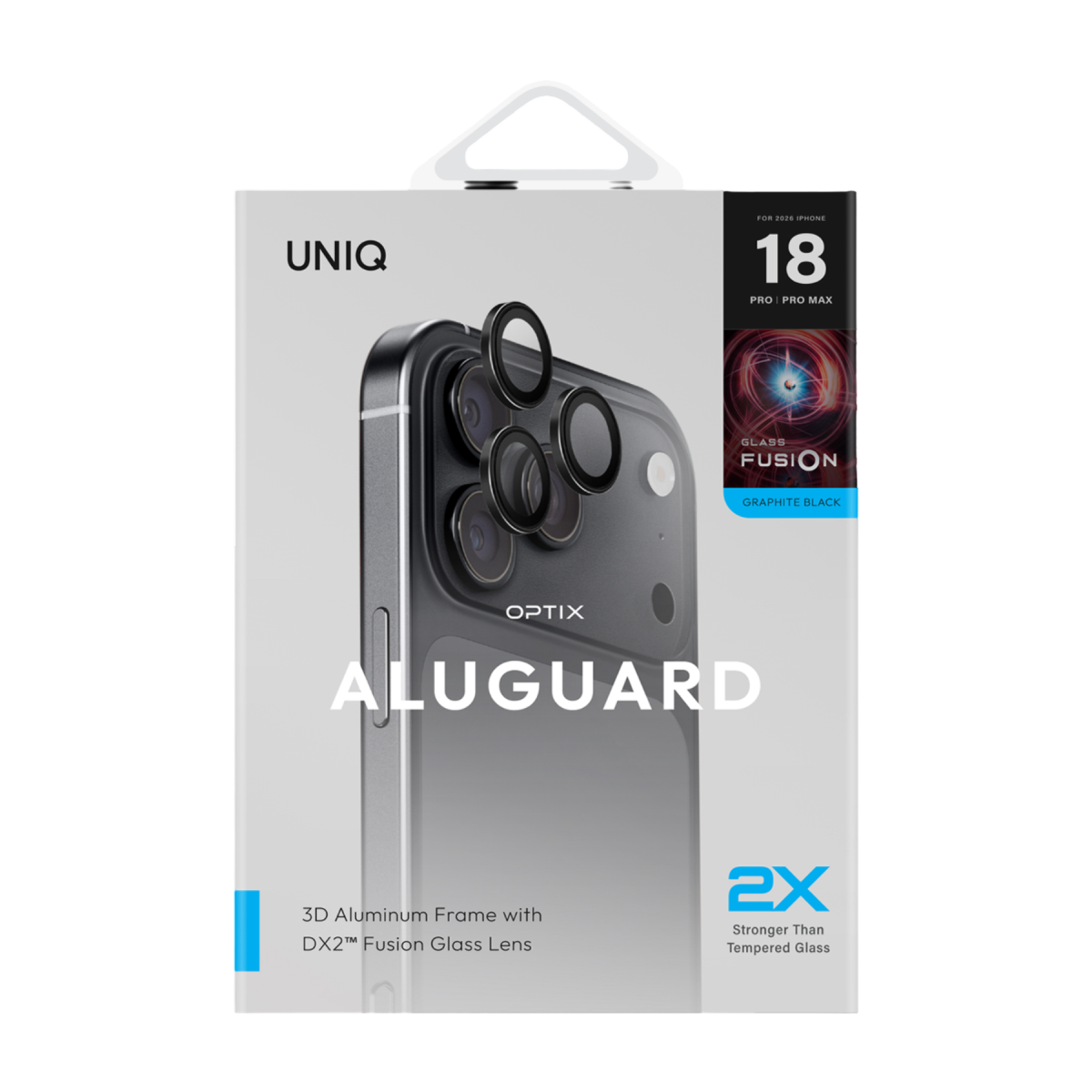 Uniq Apple iPhone 18 Pro Max Optix Aluguard Kamera Lens Koruyucu