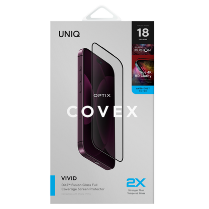 Uniq Apple iPhone 18 Pro Max Optix Covex Vivid Cam Ekran Koruyucu