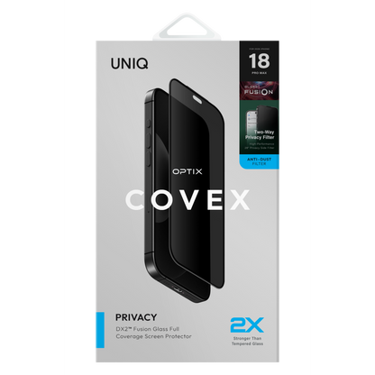Uniq Apple iPhone 18 Pro Max Optix Covex Vivid Cam Hayalet Ekran Koruyucu