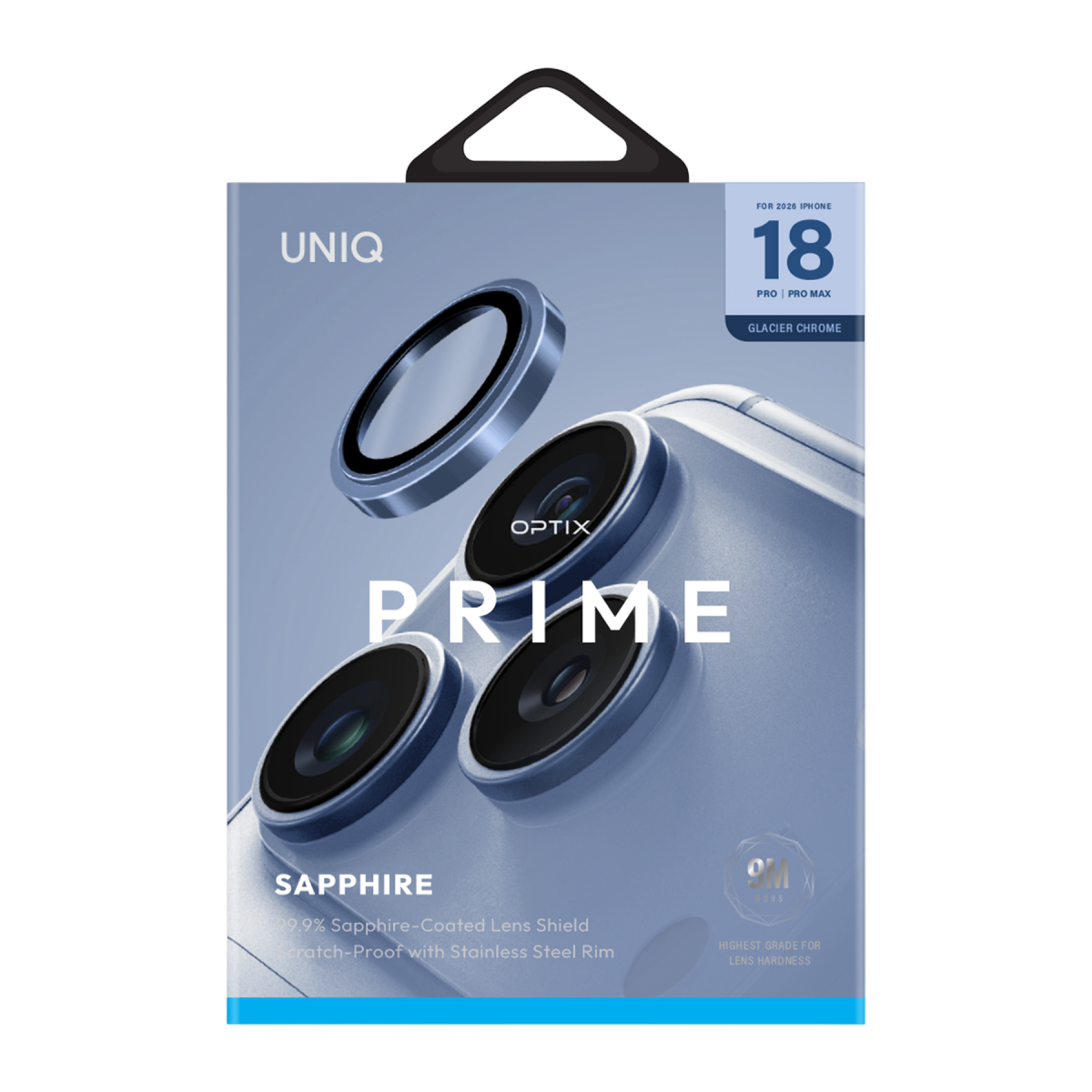 Uniq Apple iPhone 18 Pro Max Optix Prime Kamera Lens Koruyucu