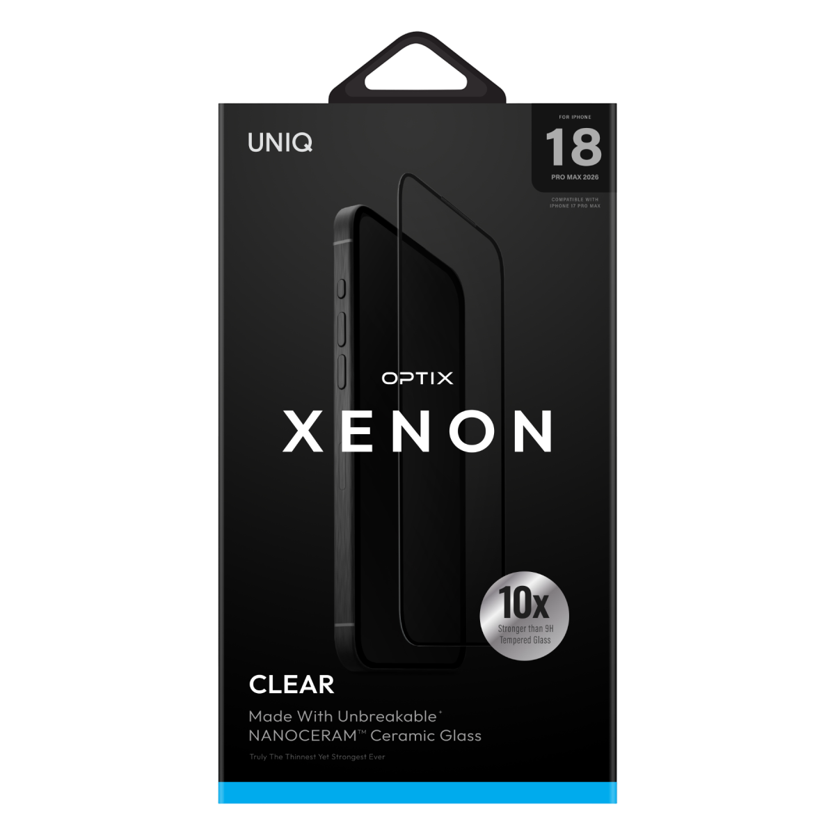 Uniq Apple iPhone 18 Pro Max Optix Xenon Nanocream Cam Ekran Koruyucu